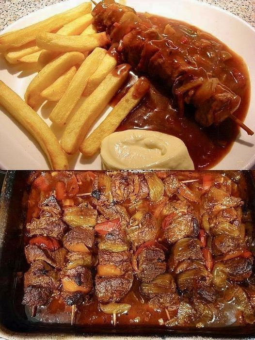 Bild von 🍢 Schaschlik-Alarm – Fleisch am Spieß, Glück im Gesicht