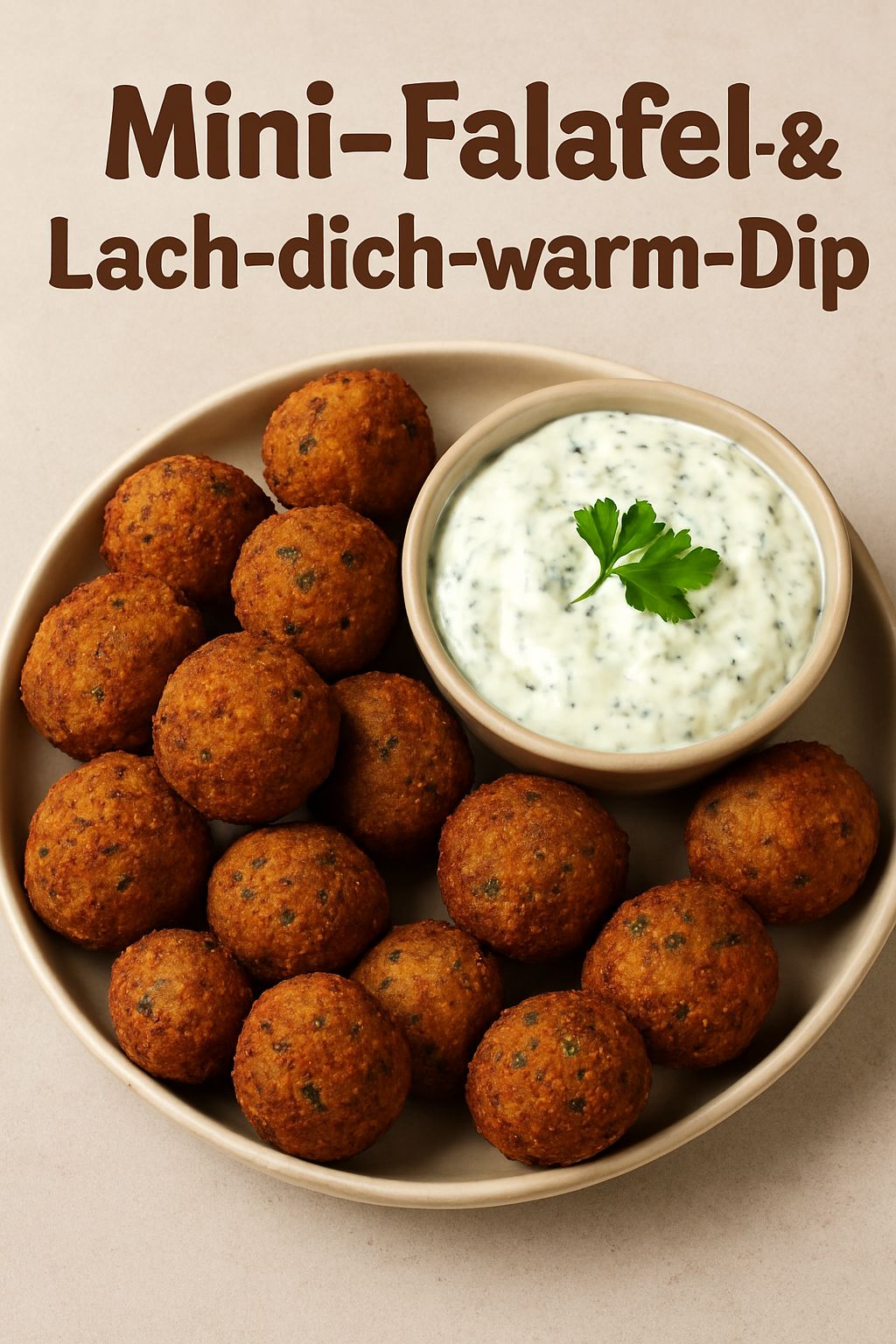 Bild von 🥒😜 Der „Lach-dich-warm“-Dip (ideal zu Mini-Falafel)